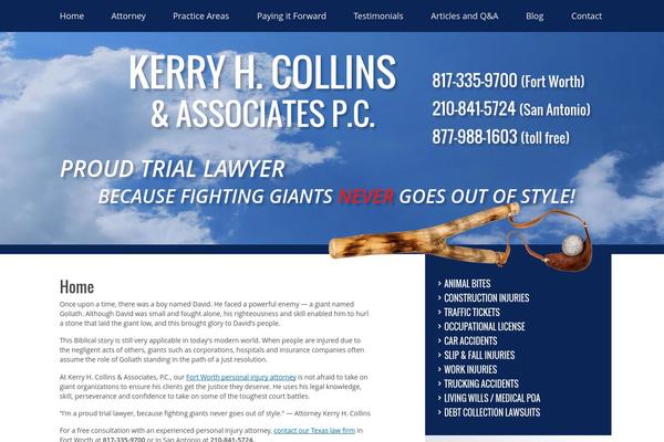kerrycollinslaw.com site used Bones