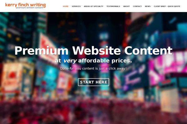 Aphrodite theme site design template sample