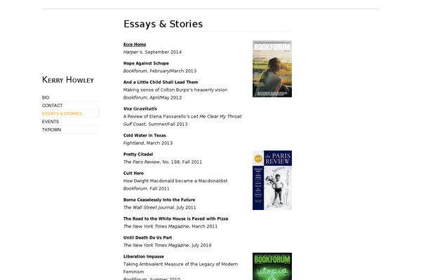 Oulipo theme site design template sample