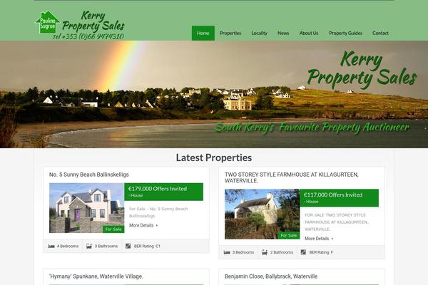 Realhomes Child theme site design template sample