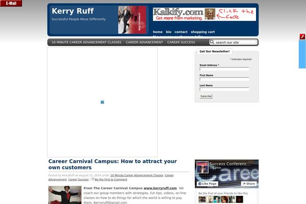 New Balance of Blue theme site design template sample