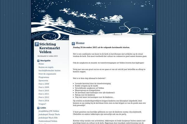 Christmas Is Near theme site design template sample