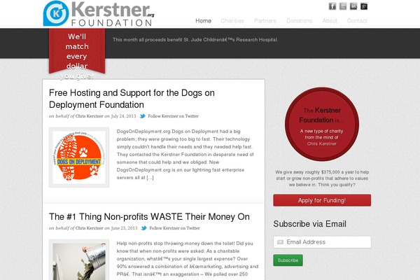 Thesis 1.8.4 theme site design template sample