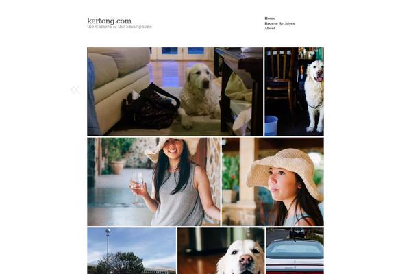 AutoFocus theme site design template sample