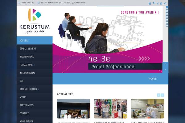 Vertikal theme site design template sample