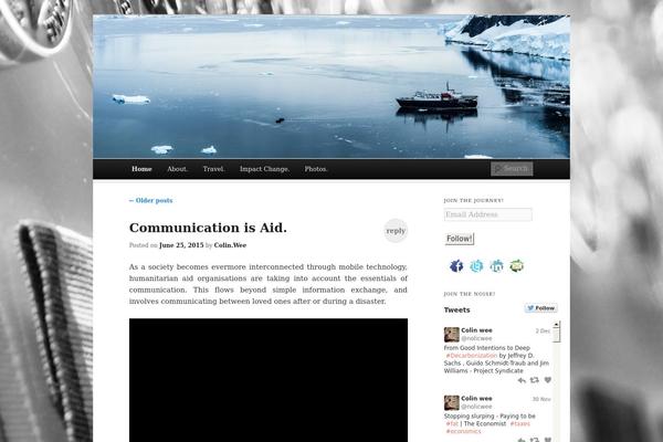 Duster theme site design template sample