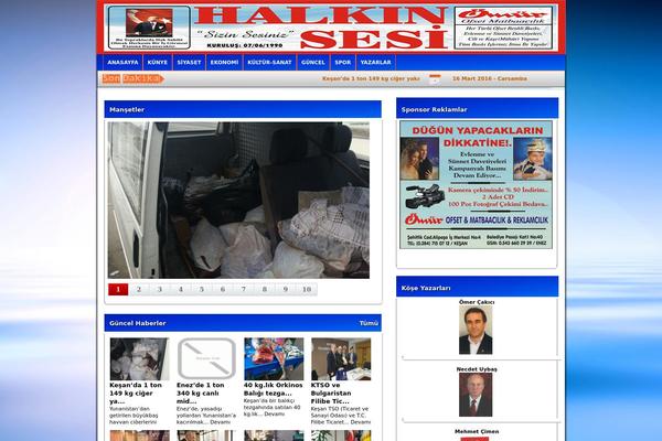 kesanhalkinsesi.com site used Thehaberv3