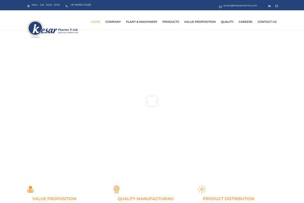 Industrial theme site design template sample