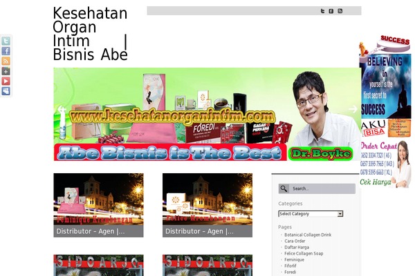 kesehatanorganintim.com site used Hephaestus