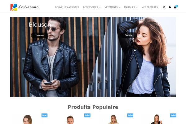 Futurio theme site design template sample