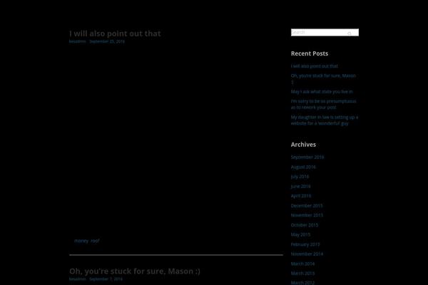 OXbox theme site design template sample