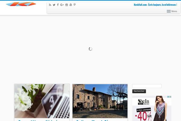 Customizr theme site design template sample