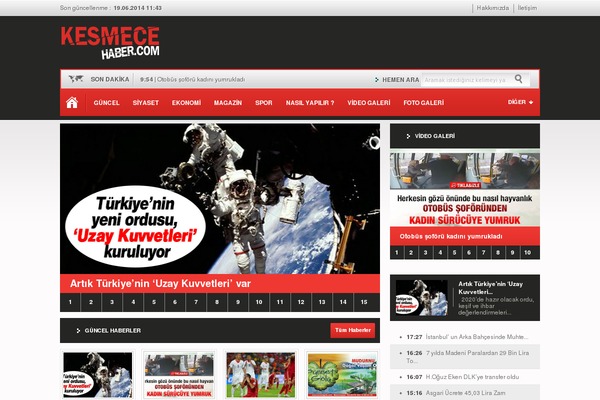 Trendhaber theme site design template sample