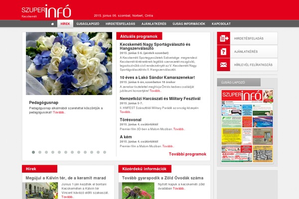 Info theme site design template sample