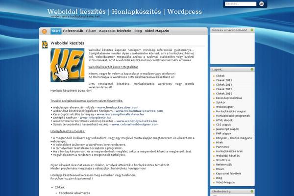 keszites.com site used Dtheme