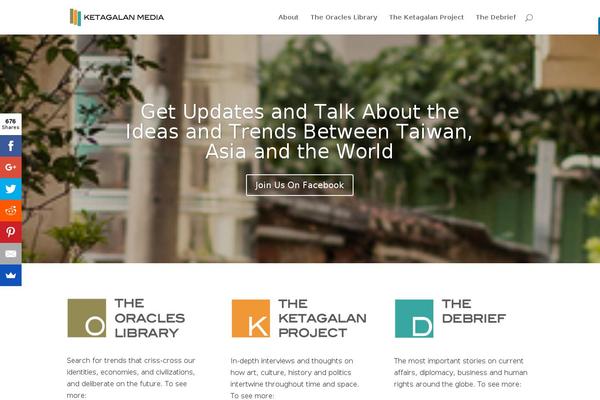 Site using Divi-100-article-card plugin