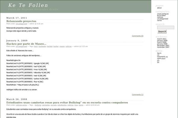 Classic theme site design template sample