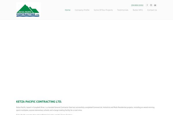 Construction-child theme site design template sample