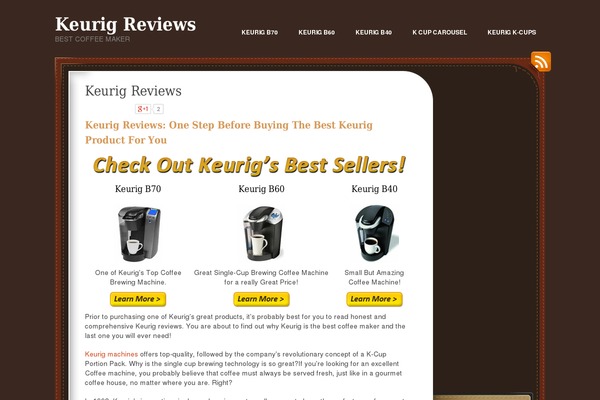 keurigmachines.com site used ChocoTheme