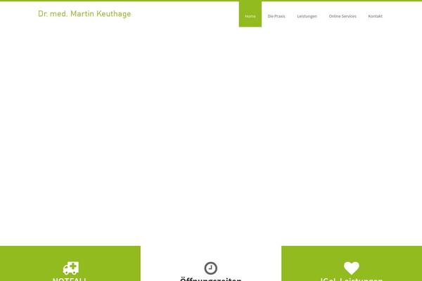 Medicom theme site design template sample