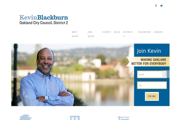 kevinblackburnforoakland.com site used Storyteller