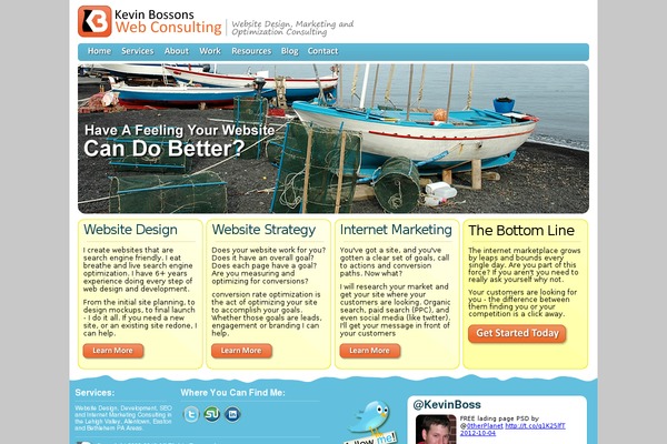 Kb theme site design template sample