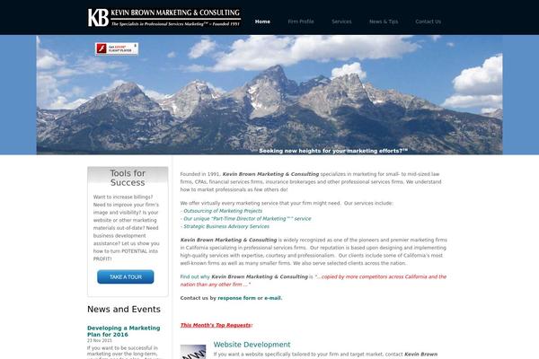 kevinbrownmarketing.com site used Ornate