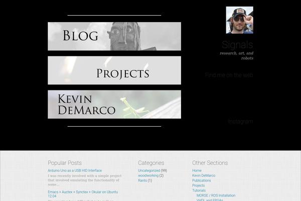 Crisp Persona theme site design template sample