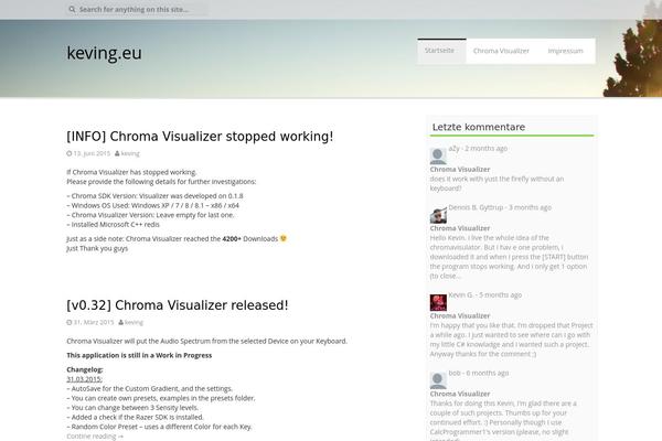 Aldehyde theme site design template sample