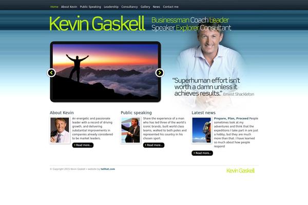 Vanilla theme site design template sample