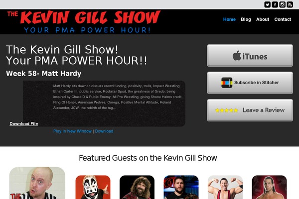 kevingillshow.com site used Maronpodcast