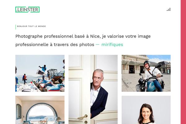 Oshine theme site design template sample