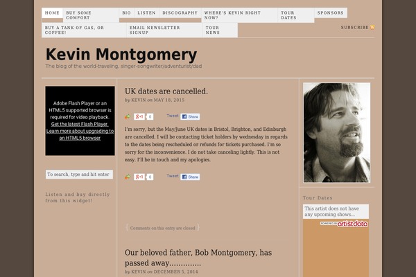 WordPress website example screenshot