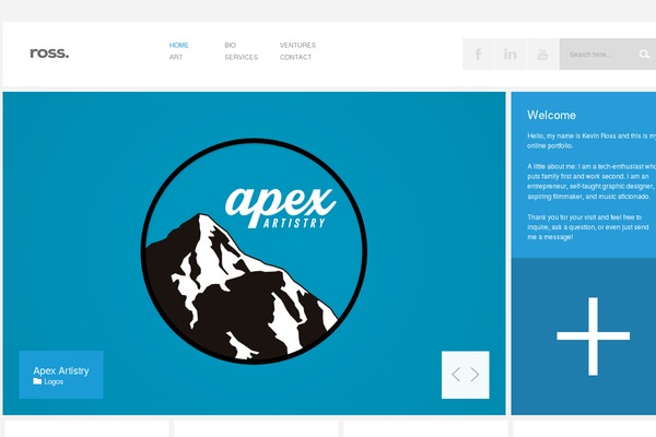 Wunder theme site design template sample