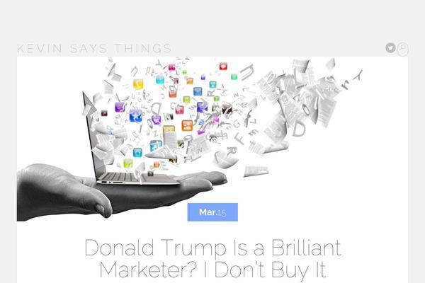 Site using Flat Floating Social Bar plugin
