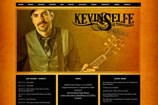 Site using MF Gig Calendar plugin