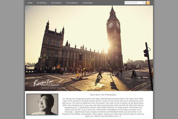 Photolounge theme site design template sample