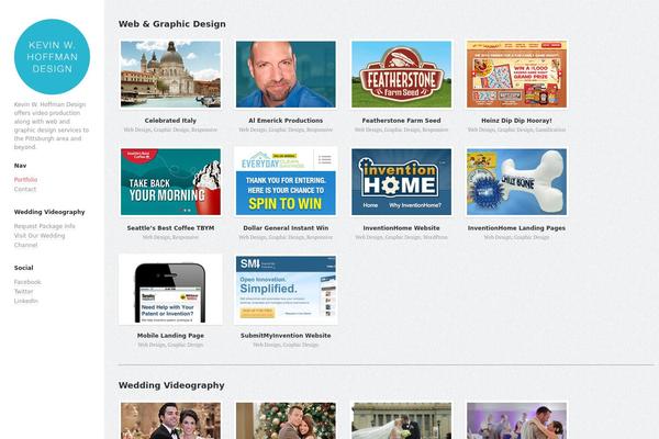 Artiste theme site design template sample