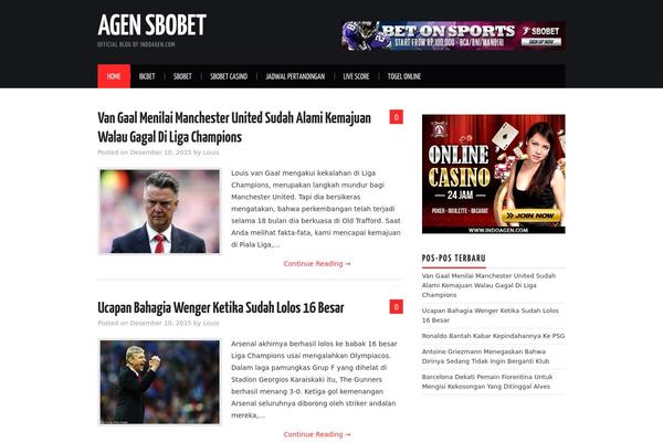 Hiero theme site design template sample