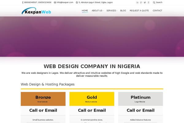 Site using Va-social-buzz plugin