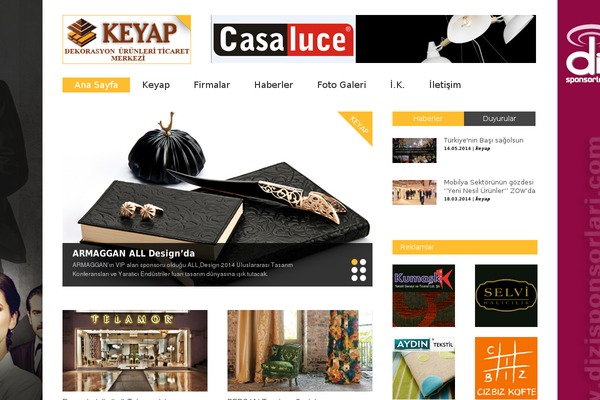 Gonzo theme site design template sample