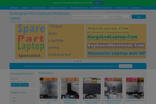 keyboardnotebook.com site used Okestore-dev