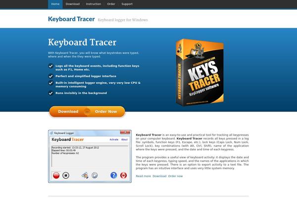 JustLanded theme site design template sample