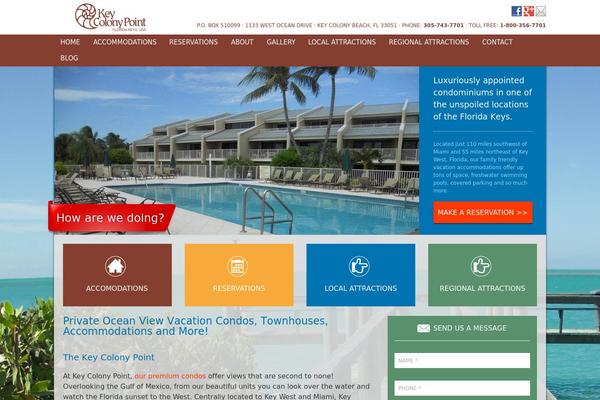 Bones theme site design template sample