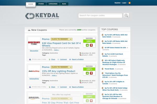 Clipper theme site design template sample