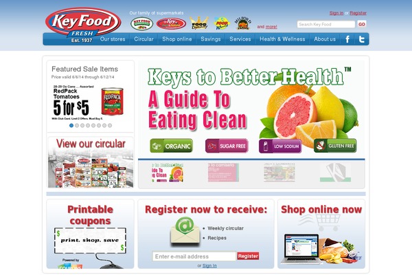 keyfood2015 theme websites examples