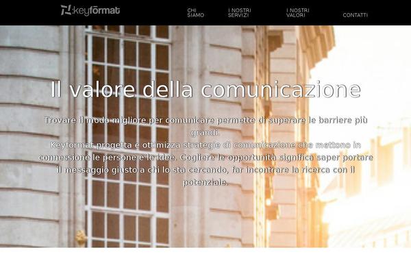 Parallax Pro theme site design template sample