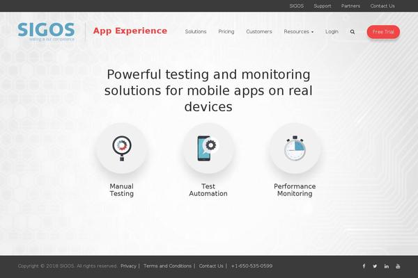 keynotedeviceanywhere.com site used Sigos-app-exp