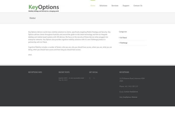 Site using Arconix Flexslider plugin
