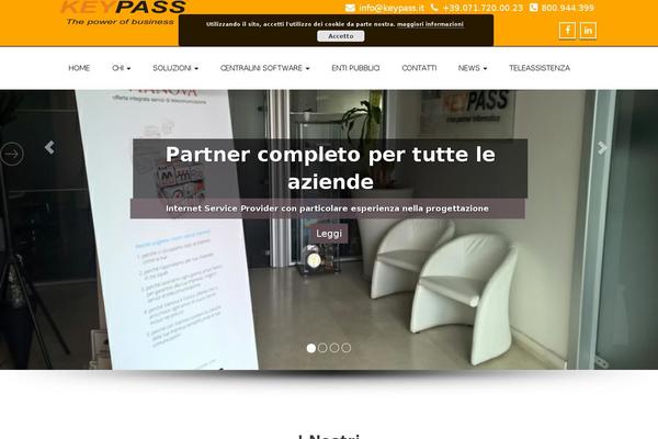 Enigma Parallax theme site design template sample